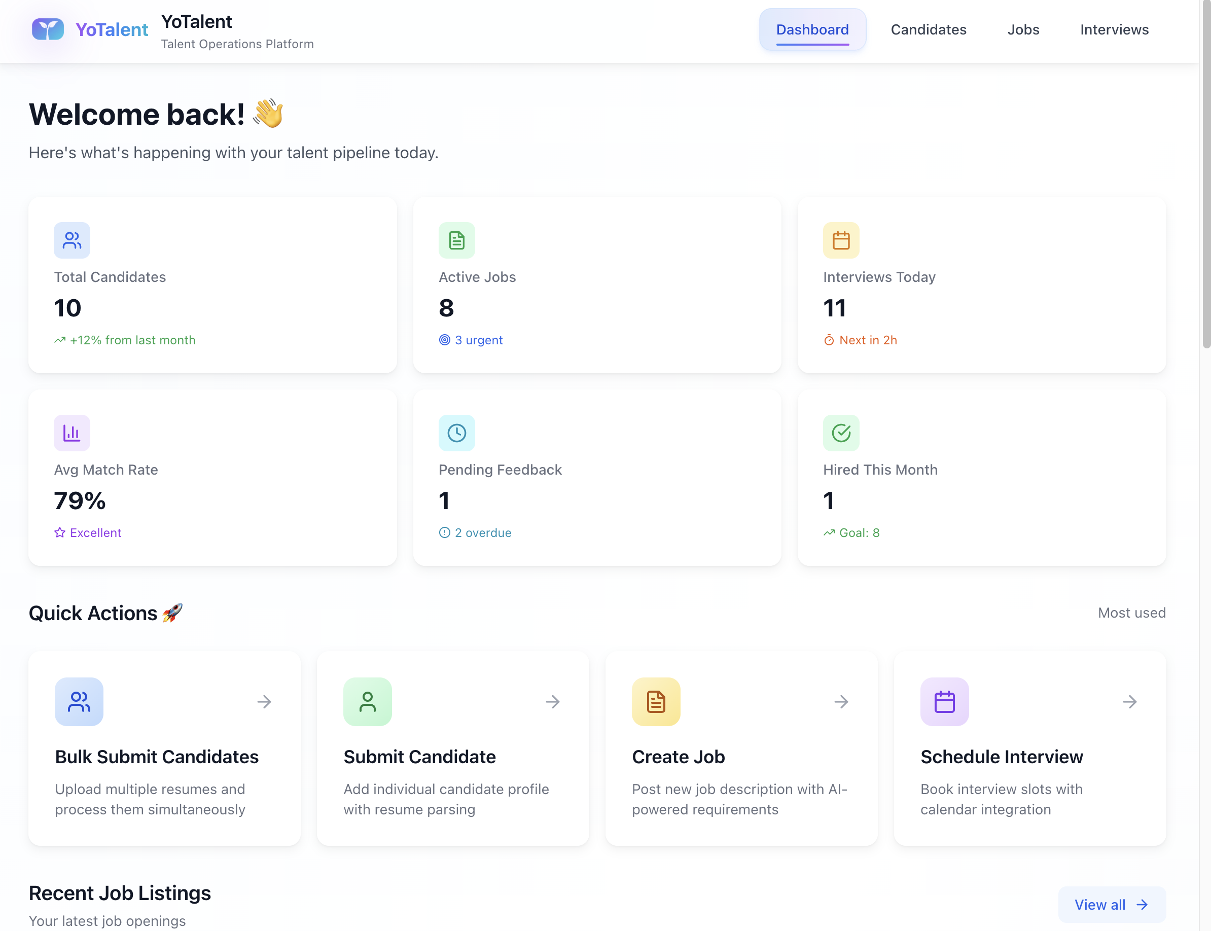YoTalent screenshot